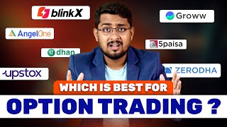 ✅ comparison of Apps and Brokers for Options Trading in India [upl. by Eelsha]