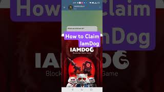 Claim Free iamdog bot Iamdog airdrop Free [upl. by Althea]