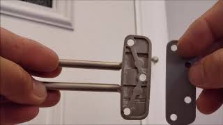 How to install a door security guard [upl. by Berkley543]