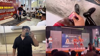 State Level PowerLifting Delhi  My Powerlifting Competition Vlog [upl. by Eclud895]