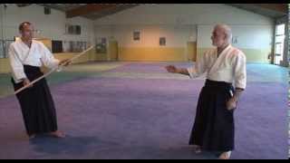 Aikido Gilbert MILLIAT DÉMONSTRATION [upl. by Lynnworth]