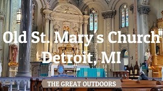 Mass at Old St Marys Detroit Greektown [upl. by Ereveniug]