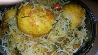 Egg Biryani Recipe [upl. by Nnyllaf]