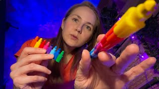 Sketching You AGGRESSIVELY amp Drawing ON Your Face 🌈 asmr [upl. by Gent]