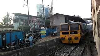 Strange quotUTV032 TRACK MACHINEquot Sleeping peacefully with RAIL LOADED BRNA RAKE at Vasai Road [upl. by Fital]