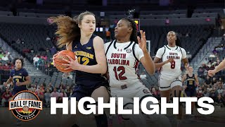 South Carolina vs Michigan 2024 Hall of Fame Series womens basketball highlights [upl. by Oakie]