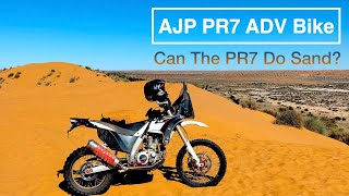 AJP PR7 ADV Bike  Can The PR7 Do Sand [upl. by Icken644]