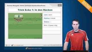 Standardsituationen Fussball  Ecken effektiv trainieren [upl. by Moonier]