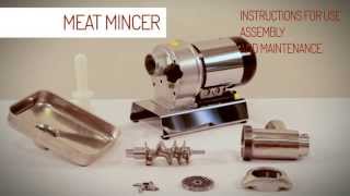 Trespade Meat Mincer Assembly and Instructions for use [upl. by Iren]