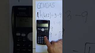 GEMDAS sa Scientific Calculator  Calculator Trick [upl. by Kirad808]