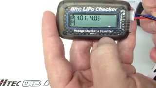 Hitec Lipo Battery Checker  Balancer  How To [upl. by Anaiuq]