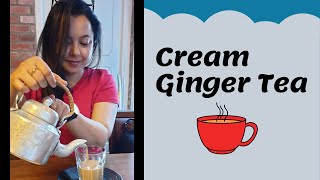 Cream Ginger Chai  Krem Ingefær te  Adrak cream chai  Chai with twist [upl. by Amat]