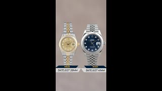 Rolex Datejust 41mm Blue Dial and Rolex Datejust 28mm Champagne Dial [upl. by Llemij706]