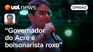 Caso de governador do Acre é mais um prego no discurso do bolsonarismo sobre corrupção diz Sakamoto [upl. by Anad95]