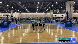 MVSA 17 Starz vs NRG VBC 17 AMPD Navy [upl. by Nylkaj]