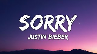 Justin Bieber  Sorry Lyrics [upl. by Bobbee]