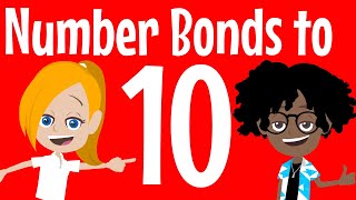 Number Bonds to Ten Song A Fun Way to Learn Number Bonds for Kids [upl. by Mcadams]