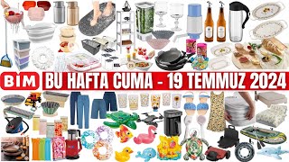 BU CUMA BİM’DE NELER VAR   BİM 19 TEMMUZ 2024 KATALOĞU  BİM İNDİRİMLERİ  BİM KAMPANYA [upl. by Nnek]