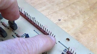 How to Replace Header Pins on a Pinball Circuit Board [upl. by Anesusa204]