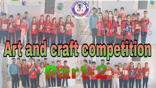 Art and Craft competitionPart2  Teachers day greeting card making Awadh public school ratanpura [upl. by Arahahs]