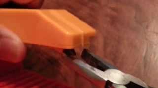 Fisher Price Portable Turntable 820  Removing Needle Pt 1 of 2 [upl. by Lindholm452]