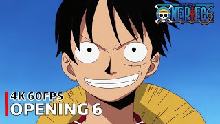 One Piece  Opening 6 【Brand New World】 4K 60FPS Creditless  CC [upl. by Ettelrahc]