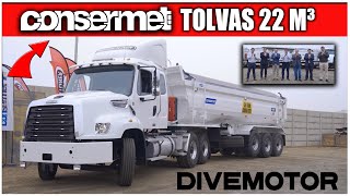 CONSERMET entrega tolvas de 22 M³ en conjunto con Divemotor [upl. by Agosto]