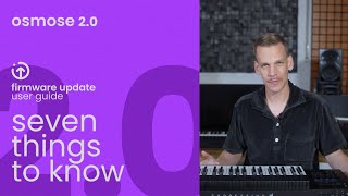 osmose 20 firmware update  7 things to know [upl. by Kcirdde]