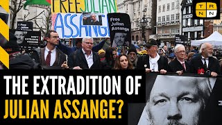 Stella Assange quotThe world is watchingquot Assange extradition hearing [upl. by Atnad]