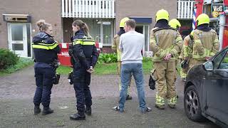 Brand op bovenverdieping van woning in Stramproy [upl. by Higginson]