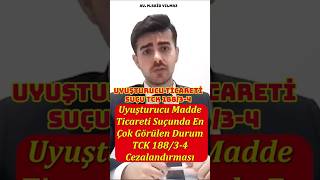 Uyuşturucu ticareti suçunda en çok görülen durumlar TCK 18834 Maddesi avukat [upl. by Sadie336]