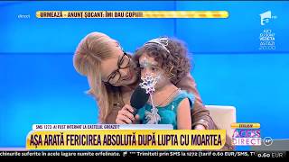 Așa arată fericirea absolută Simona Gherghe prezintă emisiunea cu o fetiță în brațe [upl. by Felten]