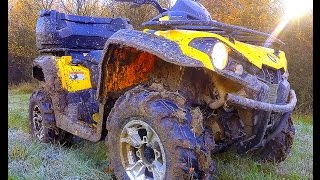 New Tire Maxxis Zilla CanAm Outlander 570 [upl. by Atinrev650]