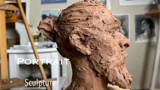 How to Make Small Portrait in Clay part one [upl. by Sabir]