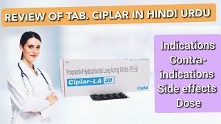 CIPLAR TABLET USES in hindi benefitsside effects dose [upl. by Yrffej225]