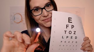 ASMR EYE EXAM 👁️ mit Dr Whisper  Augenuntersuchung  Whisper Roleplay in GermanDeutsch [upl. by Jollenta663]