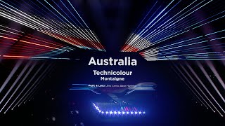 Montaigne  Technicolour  Australia  Eurovision 2021  4K50 [upl. by Grunberg]