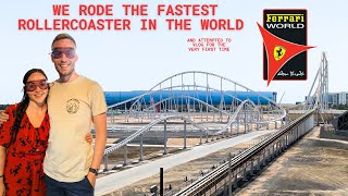 Ferrari World Abu Dhabi  Riding Formula Rossa The World Fastest Roller Coaster  Vlog May 2023 [upl. by Nitsuga]