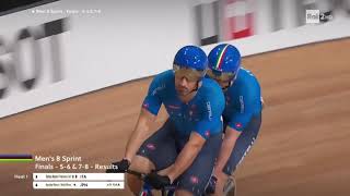 Glasgow 2023  Campionati Mondiali di Ciclismo Paralimpico  Finale 78 velocità ITA JPN [upl. by Zolly]