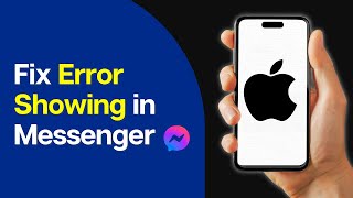 How to Fix an Error Showing in Messenger App [upl. by Okimik413]