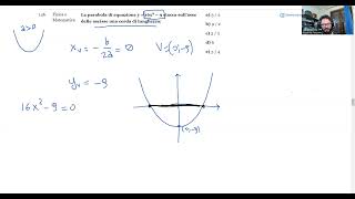 📐 Luglio 2024  Fisica e matematica n° 146  La parabola di equazione y  16x² – 9 stacca sull’asse… [upl. by Adlar]