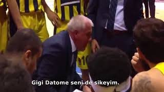 Obradovic CSKA maçında oyuncularına şok küfür Türkçe Altyazılı  Fenerbahçe CSKA [upl. by Ogilvy]