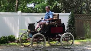 1899 Locomobile Steam Carriage with Blow Down [upl. by Atsillak]