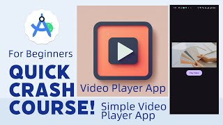 Video Player App in Android Studio  StepbyStep Tutorial for Beginners from scratch [upl. by Ydde]