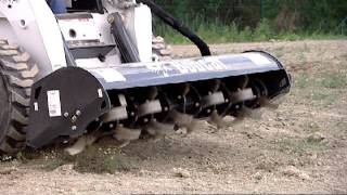 Leiser AG Baumaschinen Bobcat Bodenfräse [upl. by Gniy]