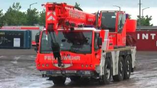 Interschutz 2010 Vorstellung Rüstzug Berufsfeuerwehr Leipzig [upl. by Blackington]