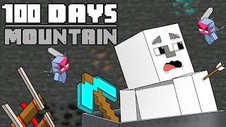 100 Days  MINECRAFT MOUNTAINS [upl. by Analram]