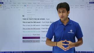 Ms Word  Formatting Text [upl. by Thirzi]