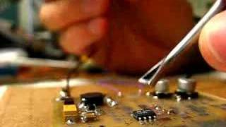 DIY surface mount soldering of 8SOIC part SMT pt 1 [upl. by Qahsi]