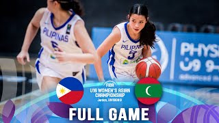 Philippines v Maldives  Full Basketball Game  FIBA U16 Womens Asian Championship 2023  Div B [upl. by Natividad]